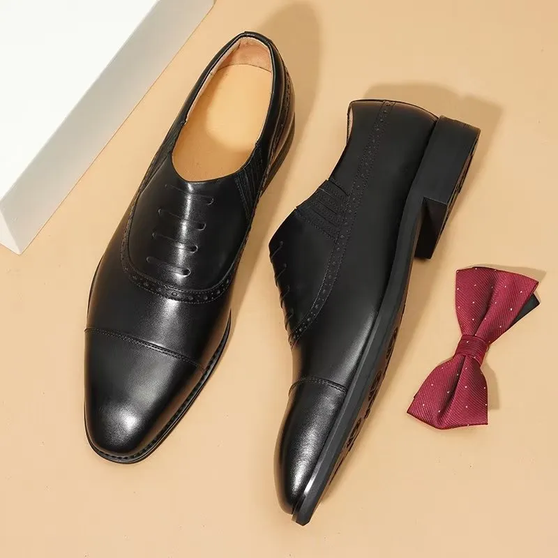 Luxury Leather Slip-on Dress Shoes