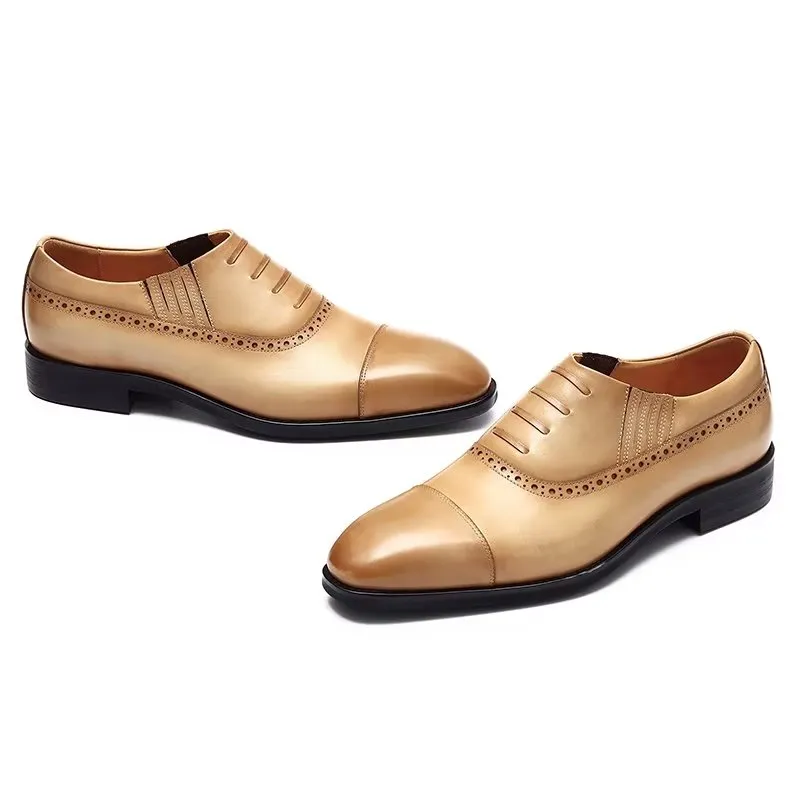 Luxury Leather Slip-on Dress Shoes