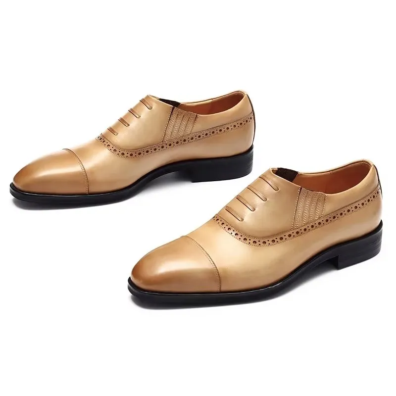 Luxury Leather Slip-on Dress Shoes