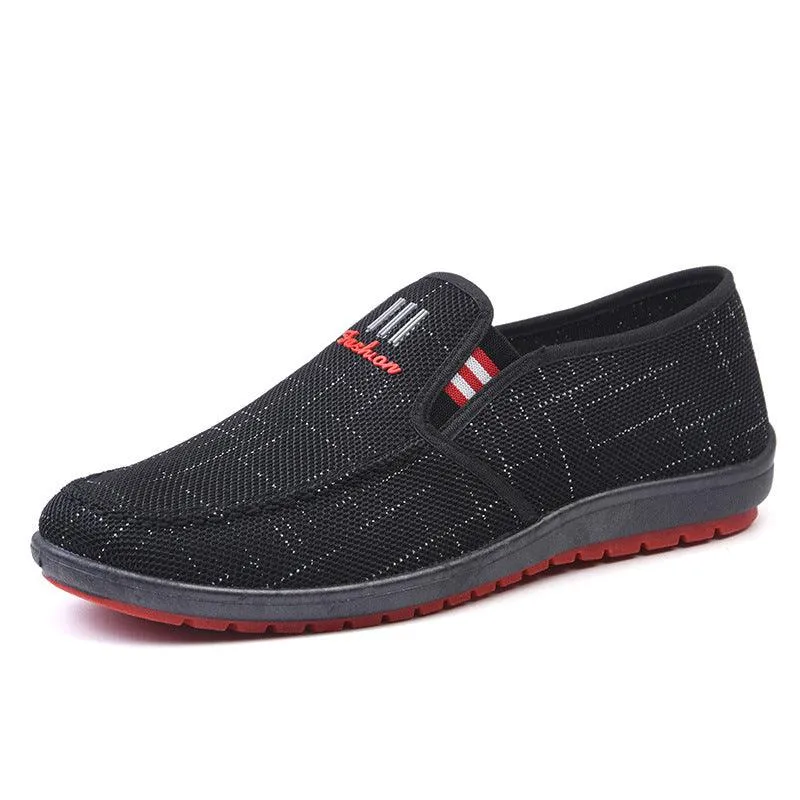 Men's New Casual Canvas Shoes Breathable and Comfortable