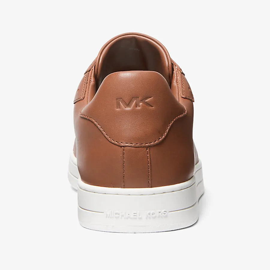 Michael Kors Keating Leather sneakers, brown