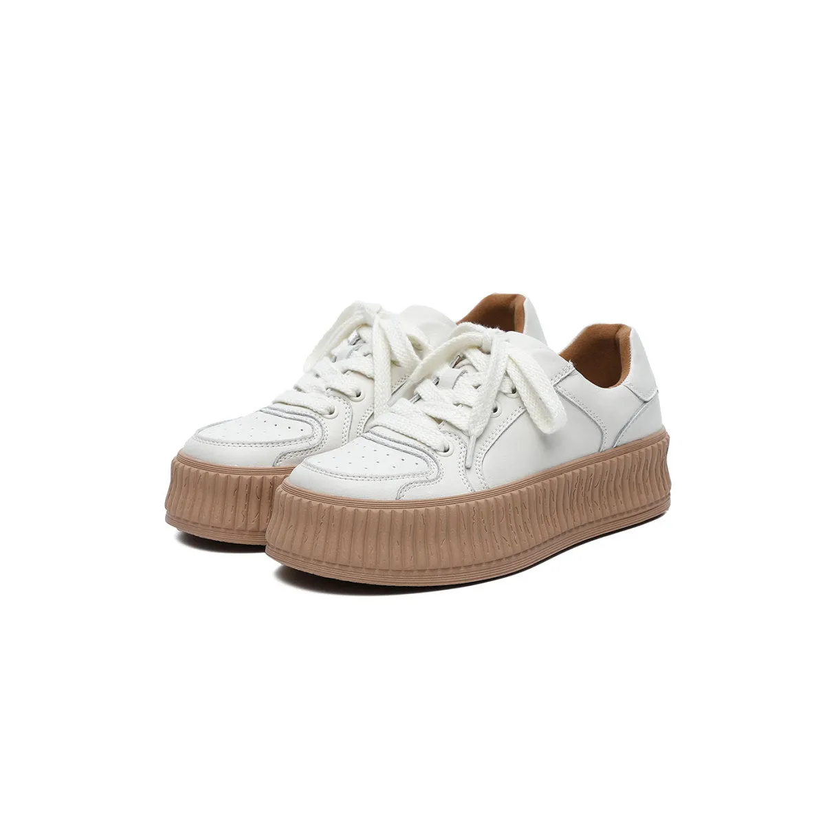 Minimalistic Platform Sneakers