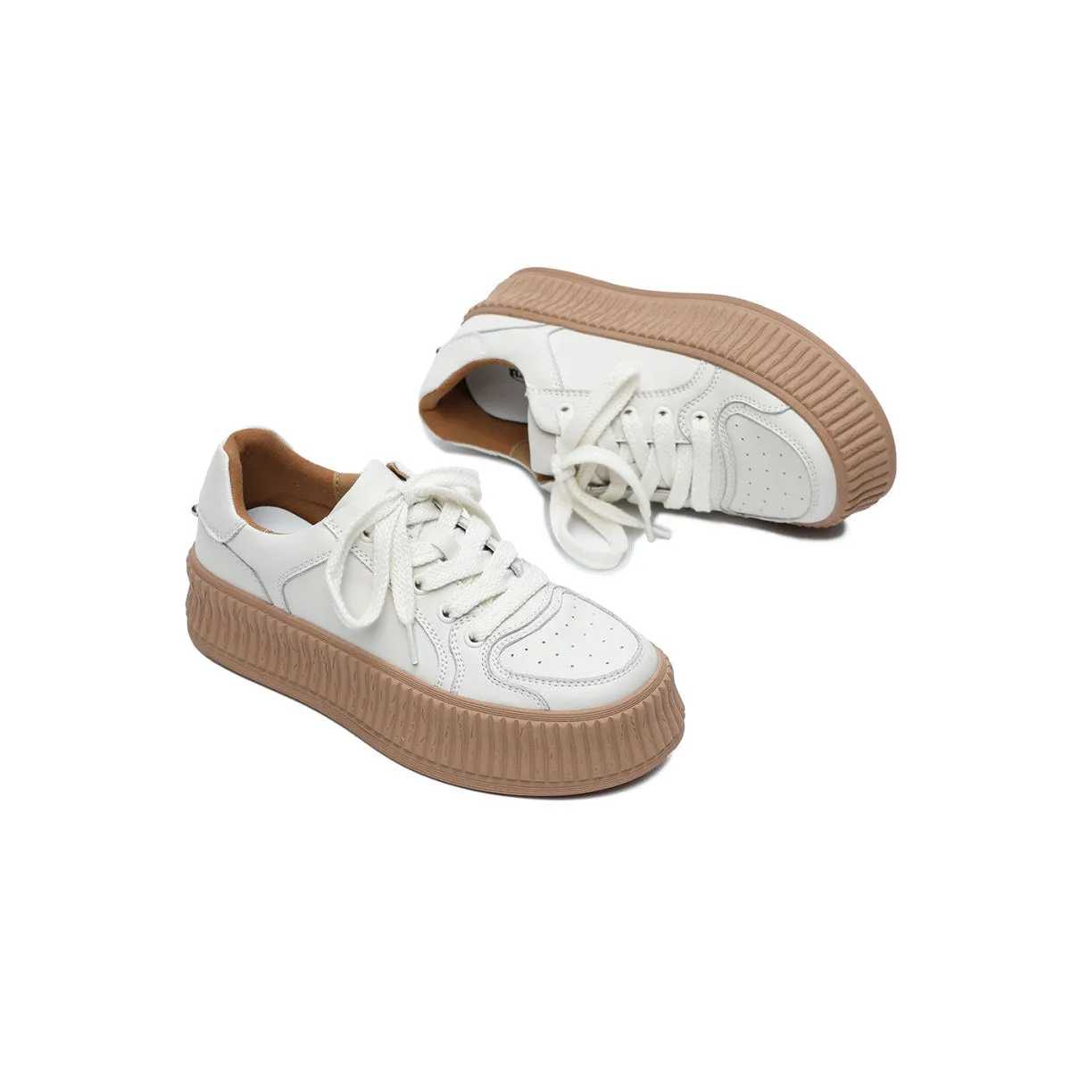 Minimalistic Platform Sneakers