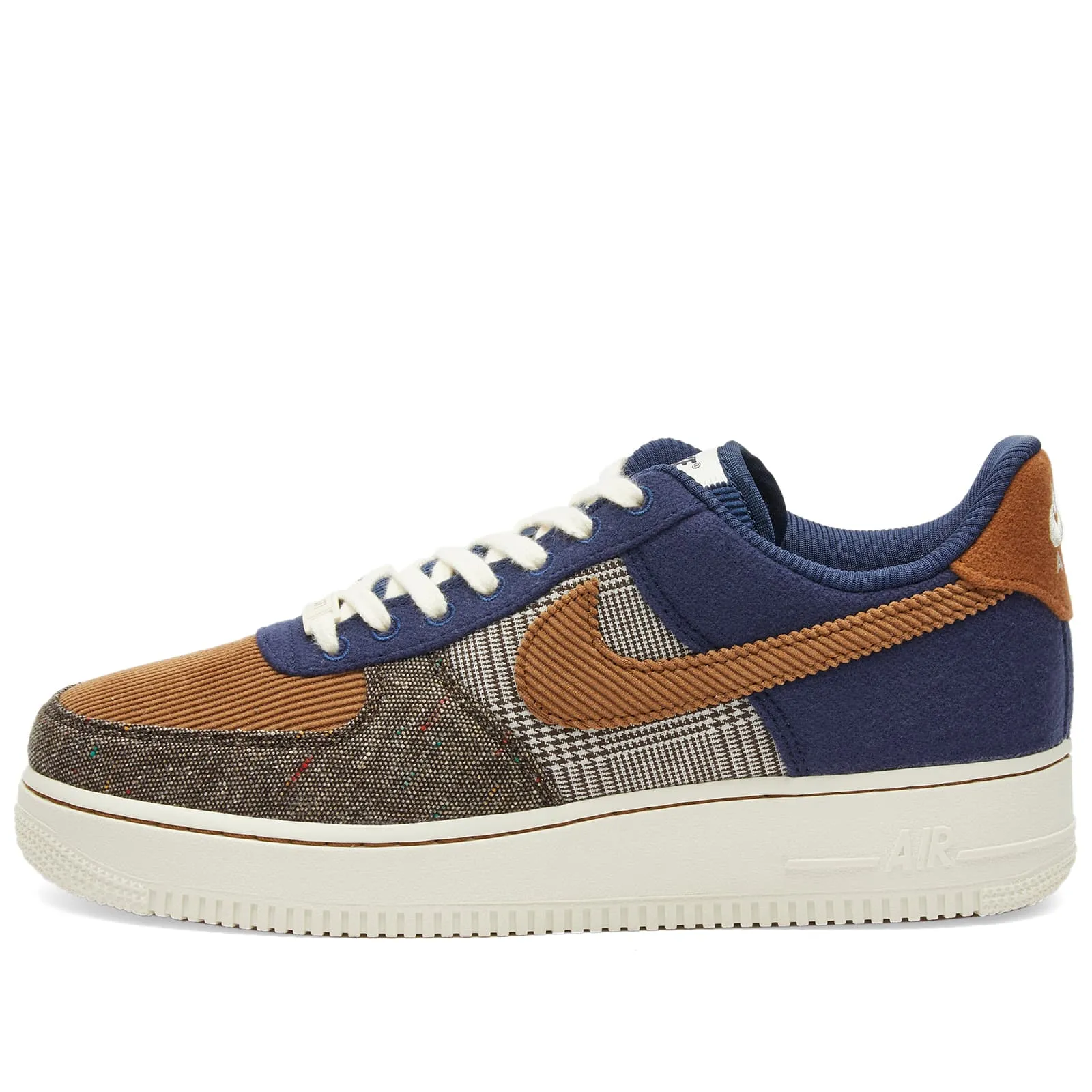 Nike Air Force 1 '07 Premium Midnight Navy & Ale Brown