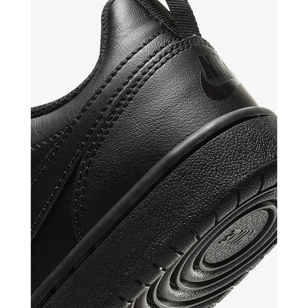 Nike Kid's Court Borough Low 2 Shoes - All Black