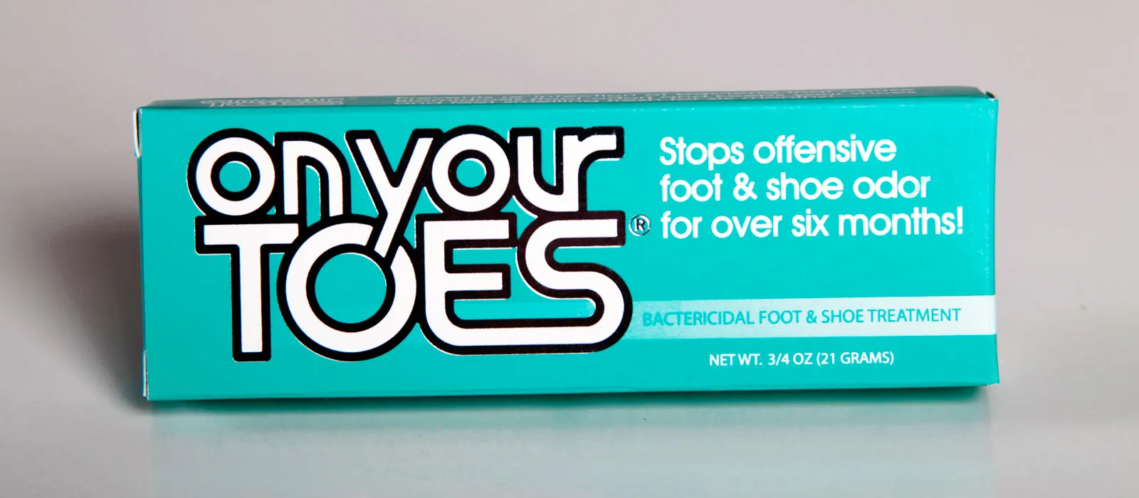 On Your Toes® Bactericide Powder for Foot and Shoe Odor