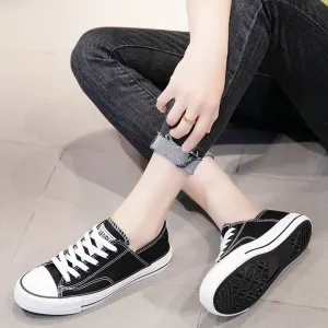 Owlkay  Flat Soft Comfortable Canvas Shoes