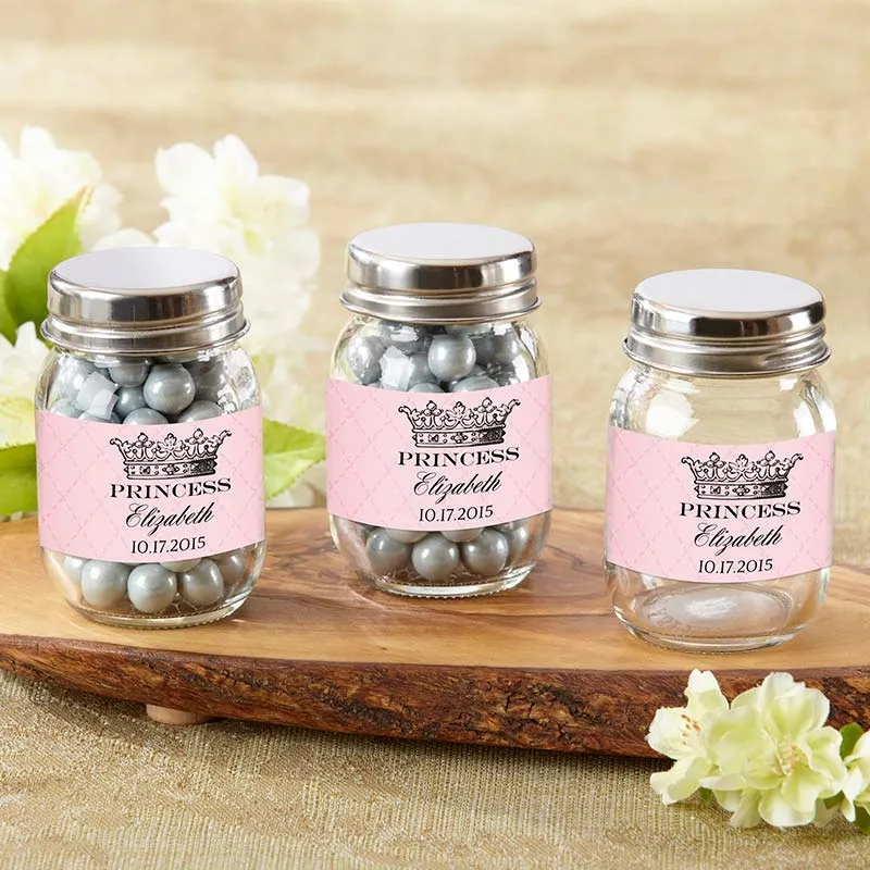 Personalized Mini Mason Jar - Tutu Cute (Set of 12)