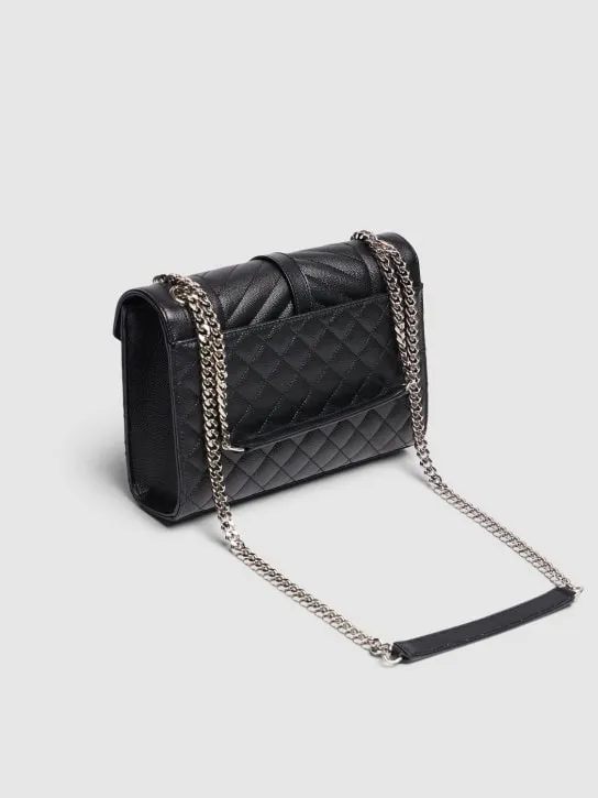 Saint Laurent   Envelope leather shoulder bag 