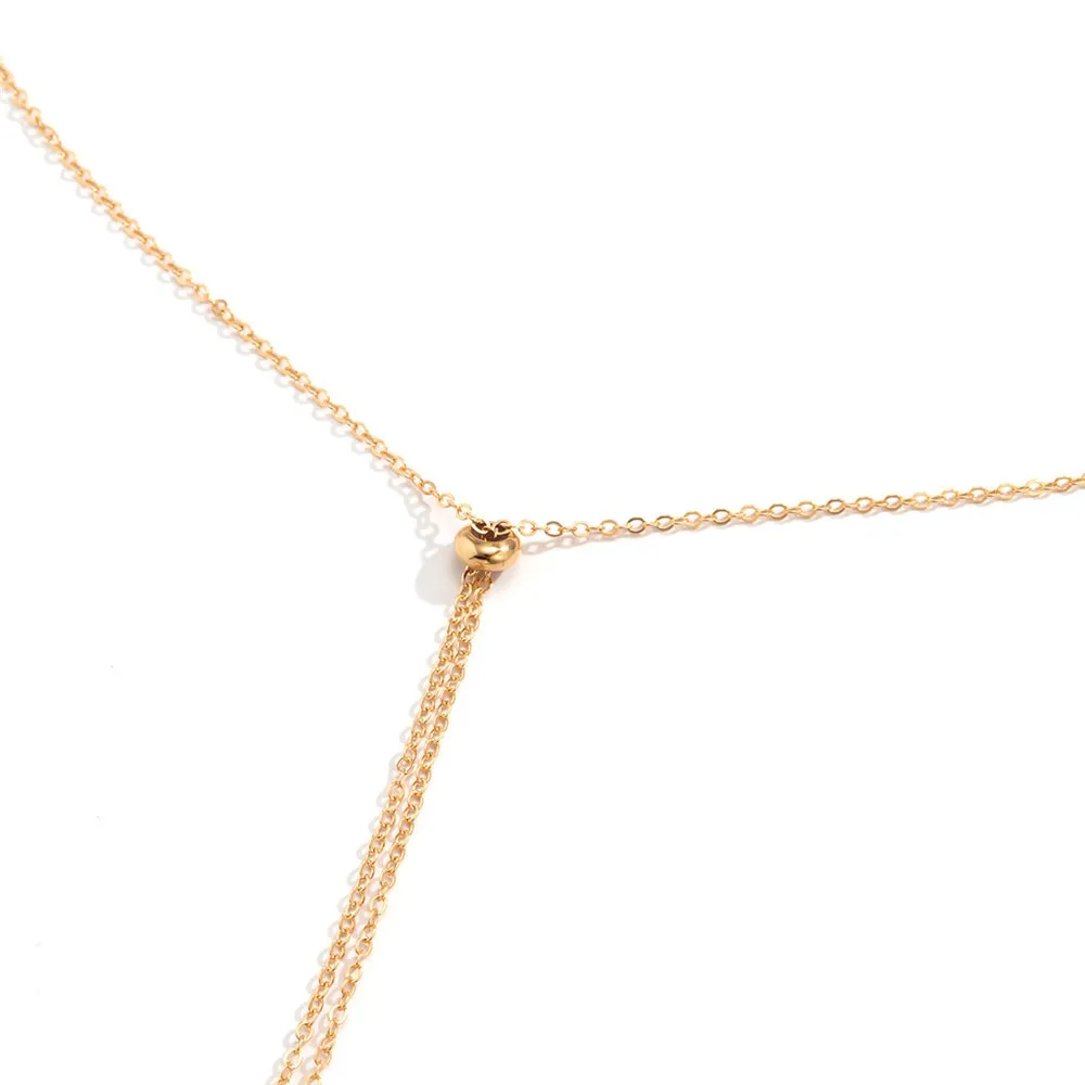 Simple Star Pendant Waist Chain Minimalist Gold Color Adjustable Belly Chain Bikini Chain Summer Beach Jewellery