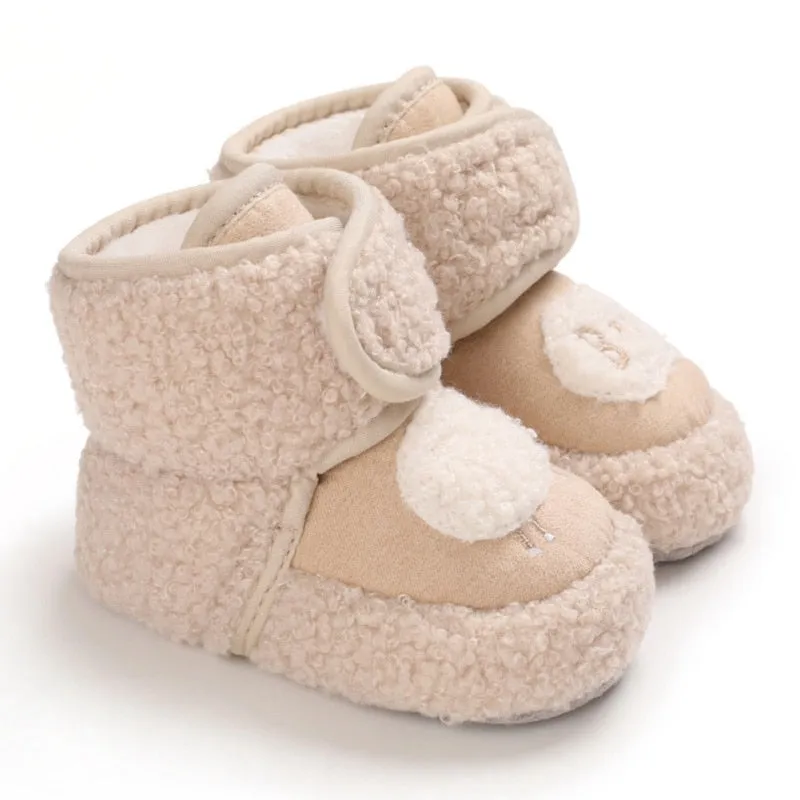 Winter Warm Soft Sole Cotton Cute Kids Shoes