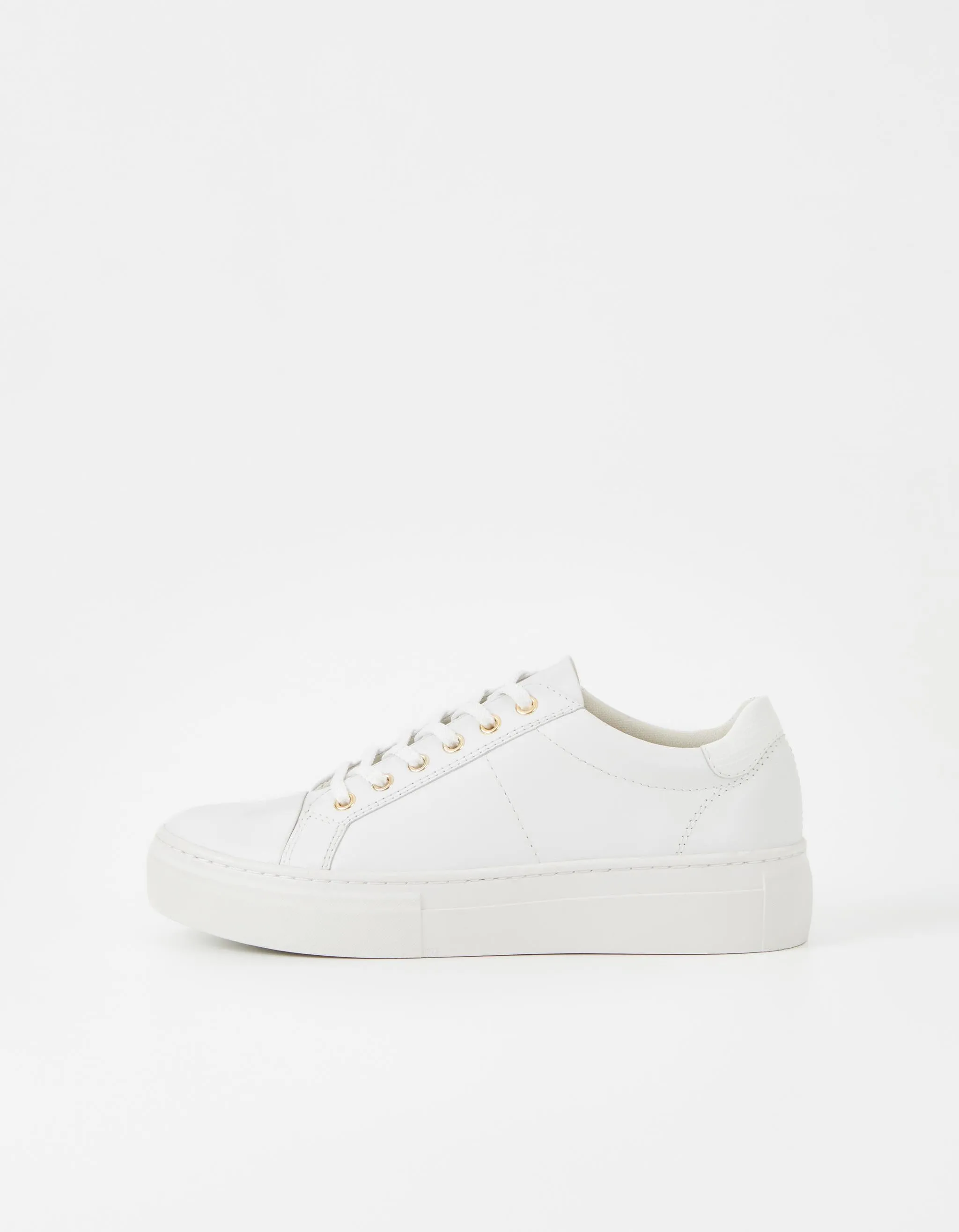 Zoe Platform Sneaker in White